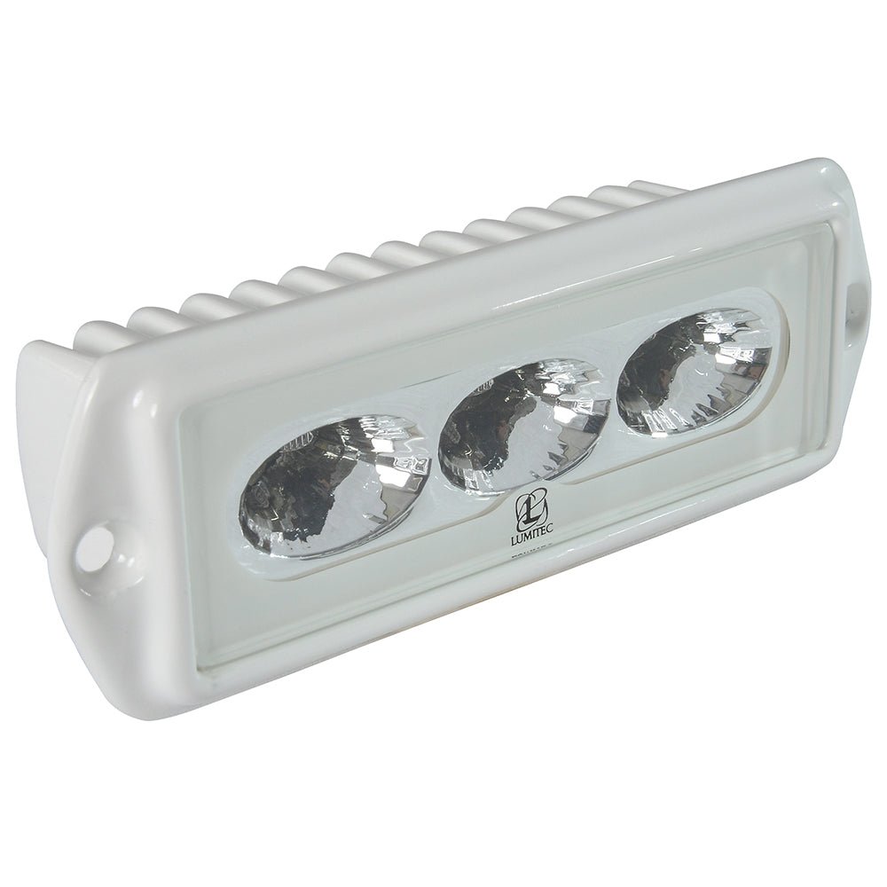 Lumitec CapriLT - LED Flood Light - White Finish - White Non-Dimming [101288] - Houseboatparts.com