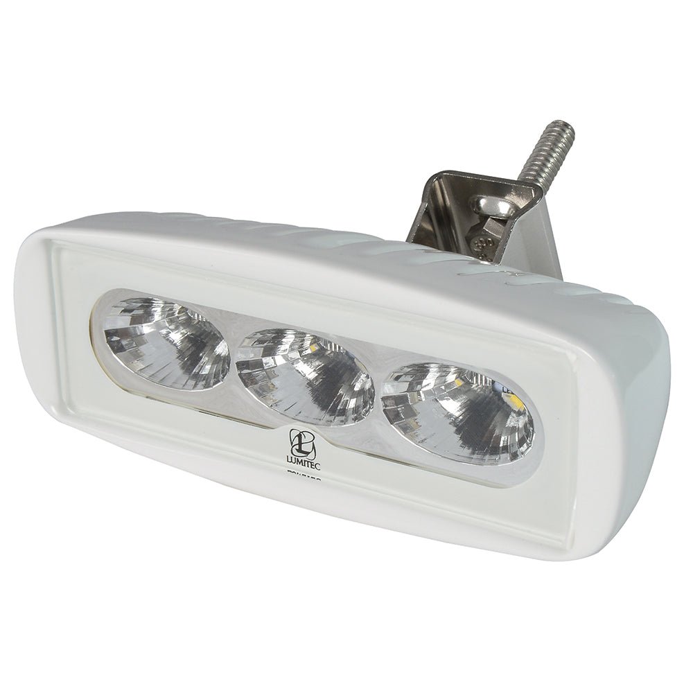 Lumitec CapreraLT - LED Flood Light - White Finish - White Non-Dimming [101292] - Houseboatparts.com