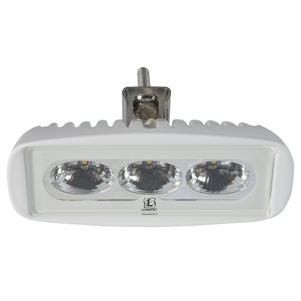 Lumitec CapreraLT - LED Flood Light - White Finish - White Non-Dimming [101292] - Houseboatparts.com