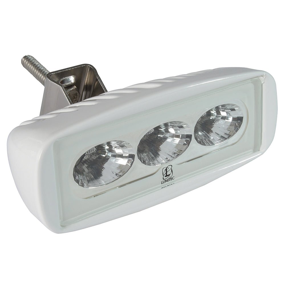 Lumitec CapreraLT - LED Flood Light - White Finish - White Non-Dimming [101292] - Houseboatparts.com