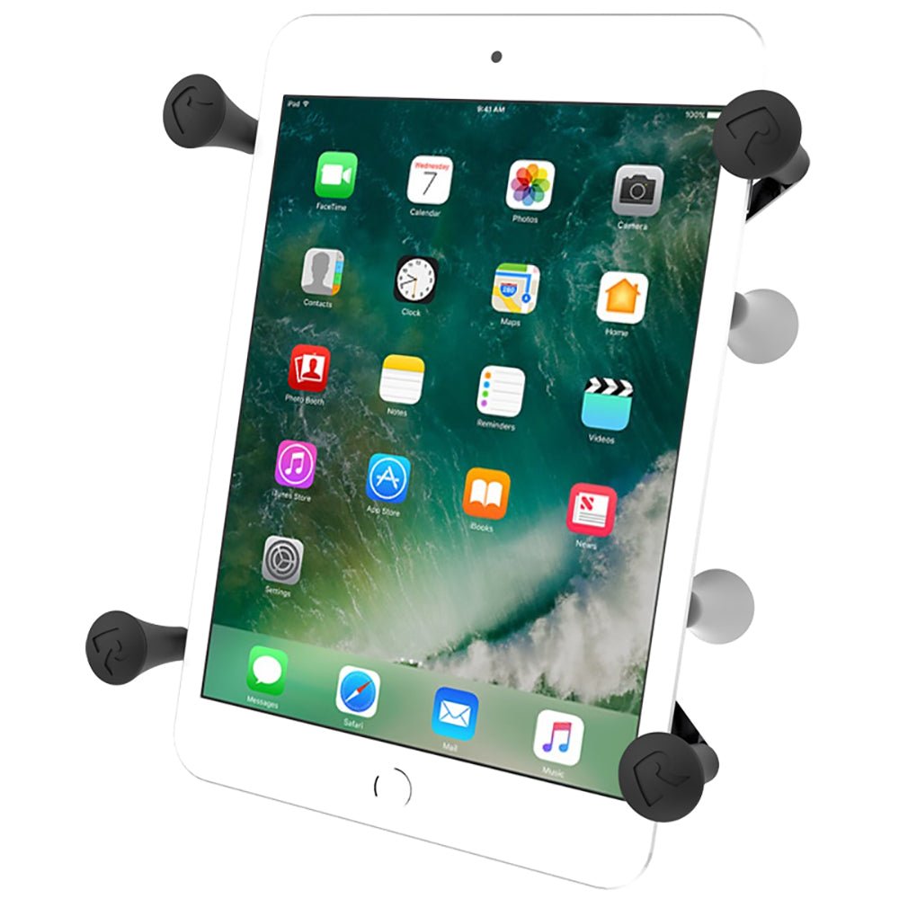 RAM Mount Universal X - Grip II 7" Tablet Holder w/ 1.5" Ball [RAM - HOL - UN8BCU] - Houseboatparts.com