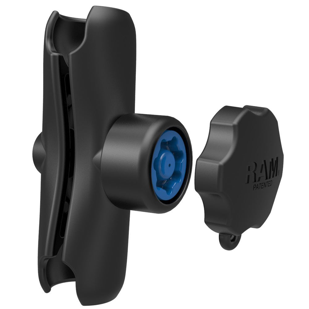 RAM Mount Double Socket Arm w/Pin-Lock Security Knob - 1.5" [RAM-201-SU] - Houseboatparts.com