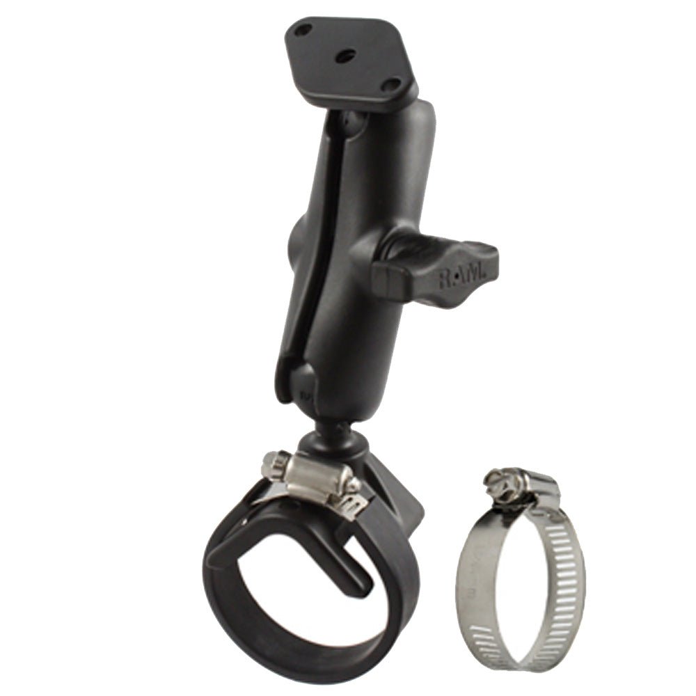 RAM Mount Strap Mount w/Arm & Diamond Base [RAM-B-108-238] - Houseboatparts.com