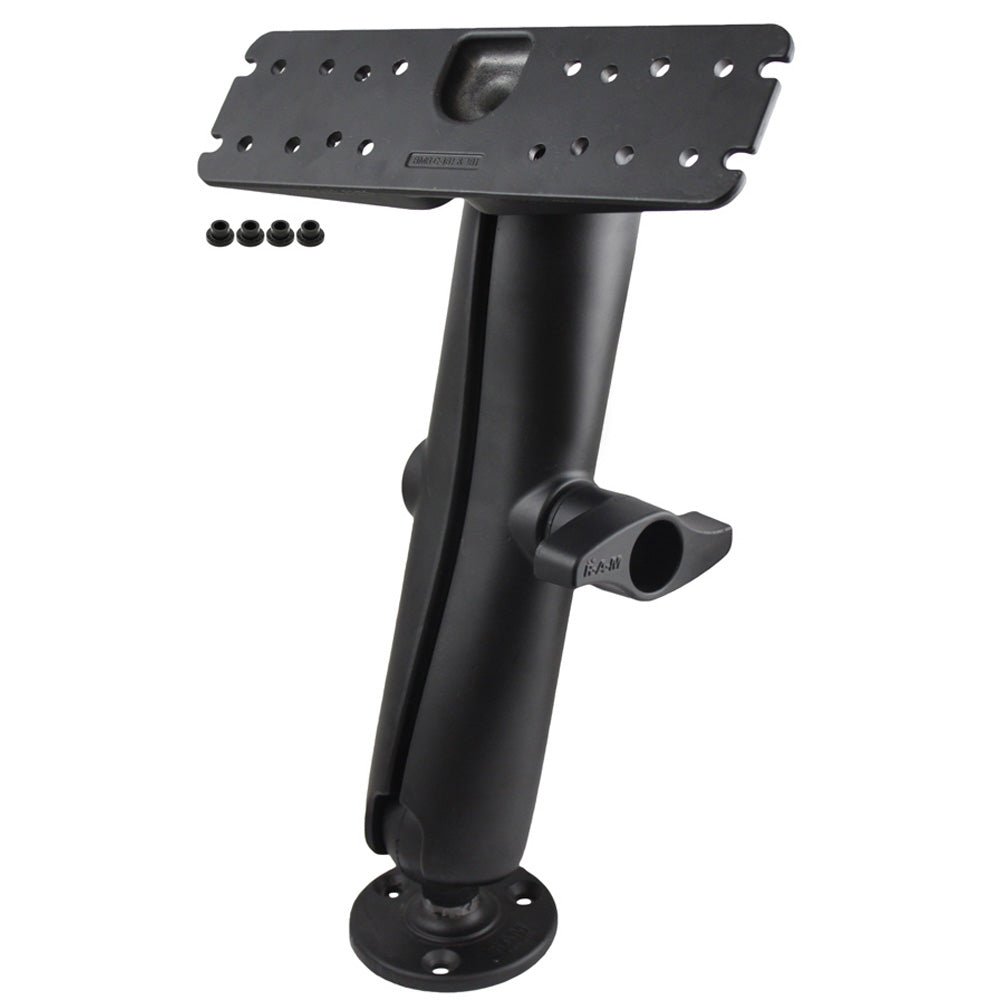 RAM Mount Marine Electronics Mount Long - Gimbal Brackets Under 15lbs [RAM-D-111U-E] - Houseboatparts.com