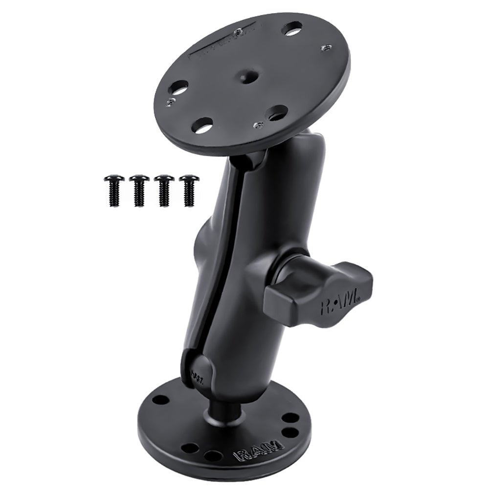 RAM Mount 1" Ball "Light Use" Flat Surface Mount f/Raymarine Dragonfly [RAM-B-101-RYM1] - Houseboatparts.com