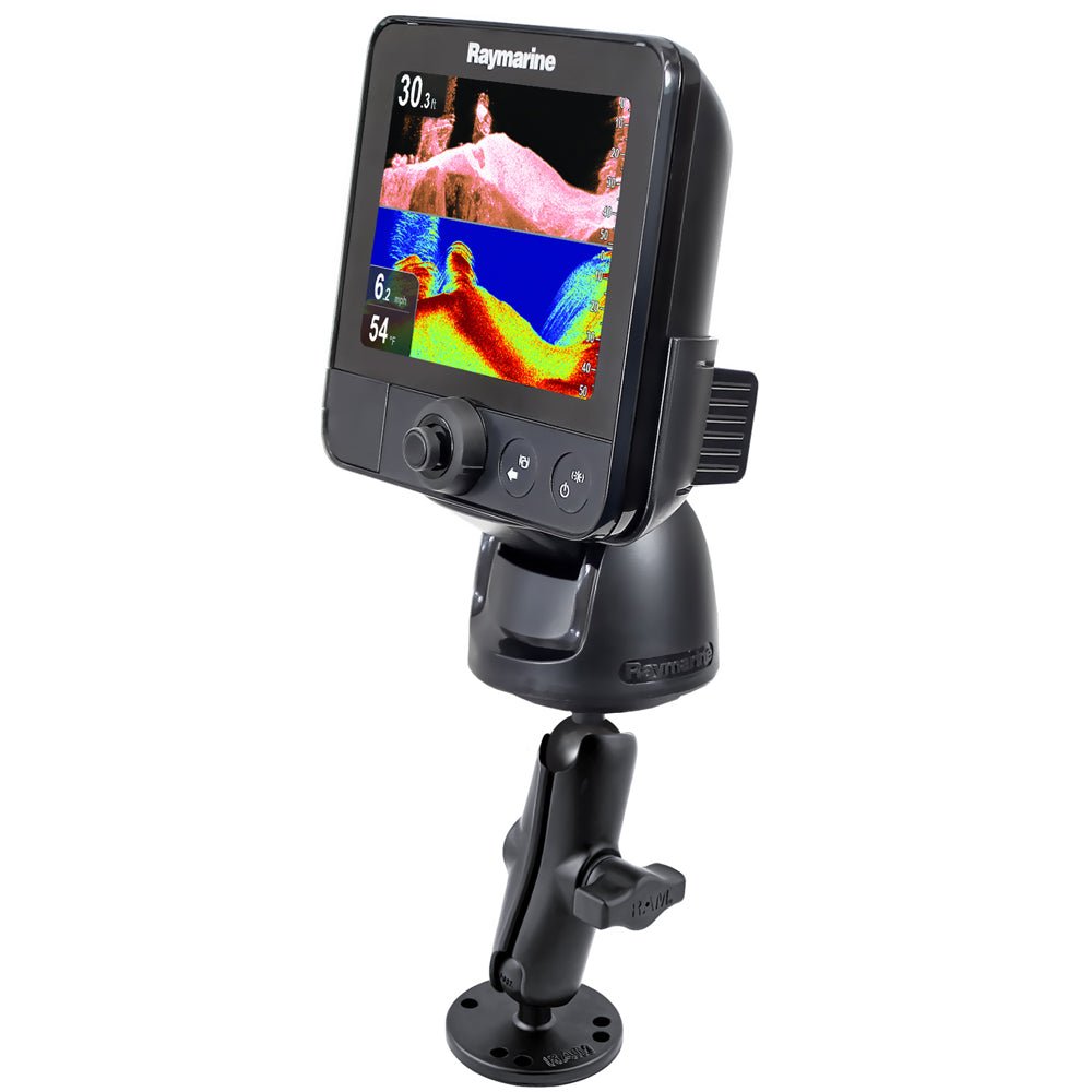RAM Mount 1" Ball "Light Use" Flat Surface Mount f/Raymarine Dragonfly [RAM-B-101-RYM1] - Houseboatparts.com