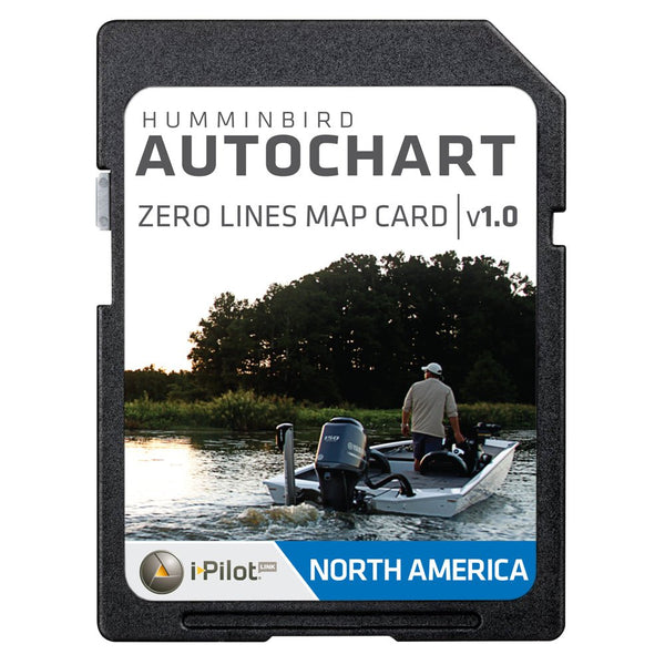 Humminbird AutoChart Zero Lines Map Card [600033-1] - Houseboatparts.com