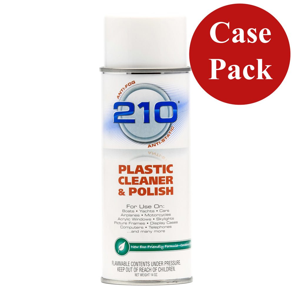 Camco 210 Plastic Cleaner Polish - 14oz Spray - Case of 12 [40934CASE] - Houseboatparts.com