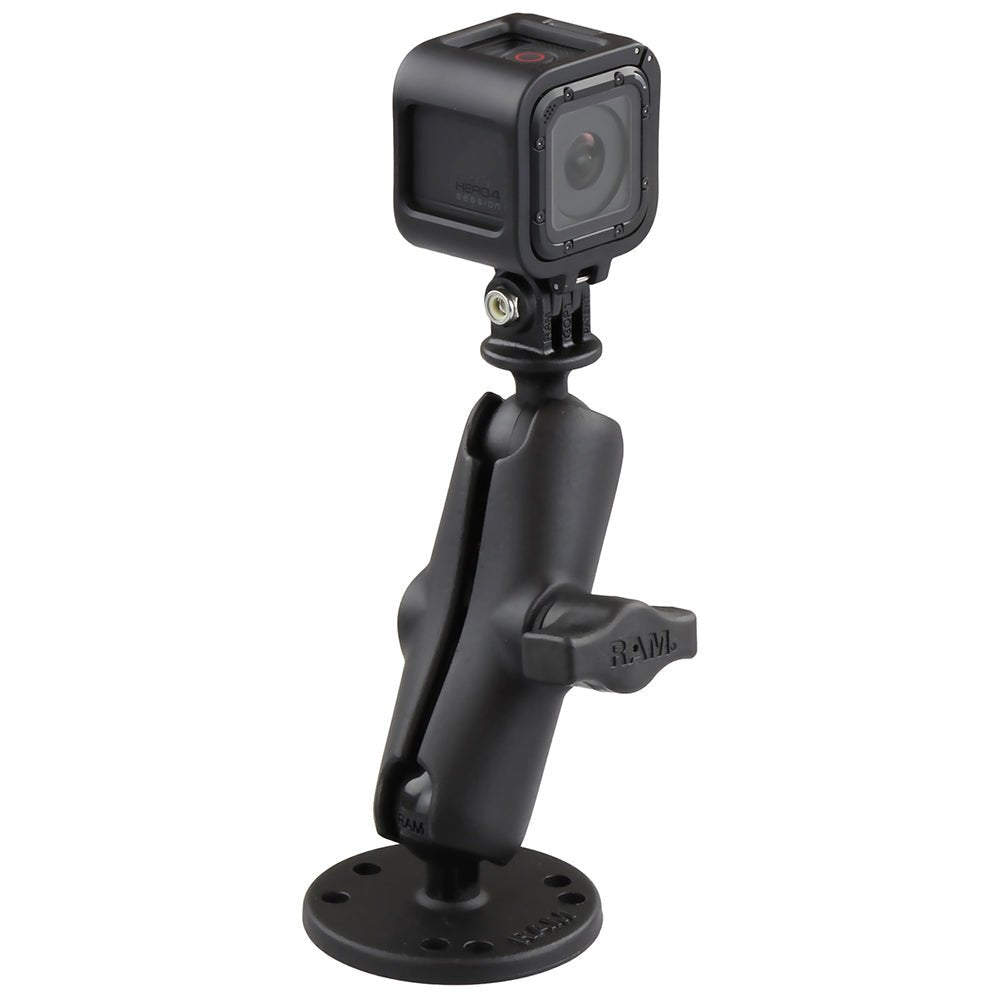 RAM Mount 1" Ball Mount w/Custom GoPro Hero Adapter [RAM-B-138-GOP1U] - Houseboatparts.com