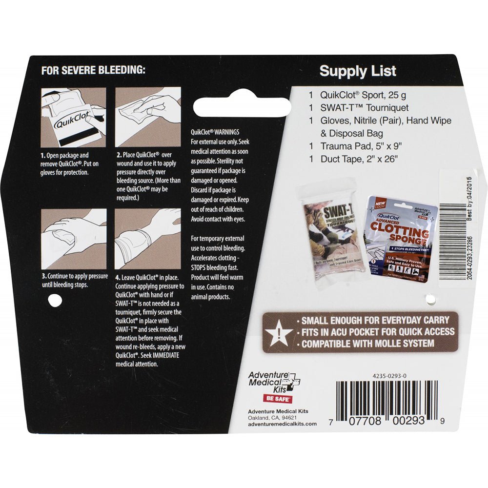 Adventure Medical Trauma Pak Pro w/QuikClot Torniquet [2064 - 0293] - Houseboatparts.com