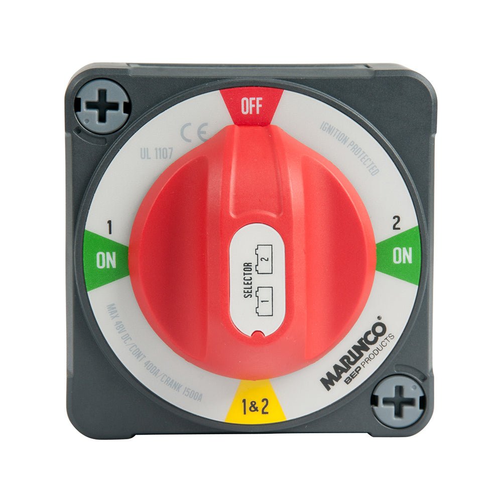 BEP Pro Installer 400A EZ-Mount Battery Selector Switch (1-2-Both-Off) [771-S-EZ] - Houseboatparts.com