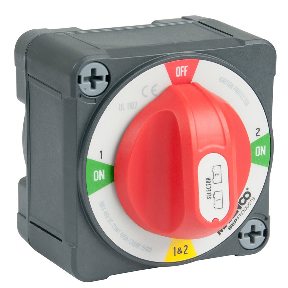 BEP Pro Installer 400A EZ-Mount Battery Selector Switch (1-2-Both-Off) [771-S-EZ] - Houseboatparts.com