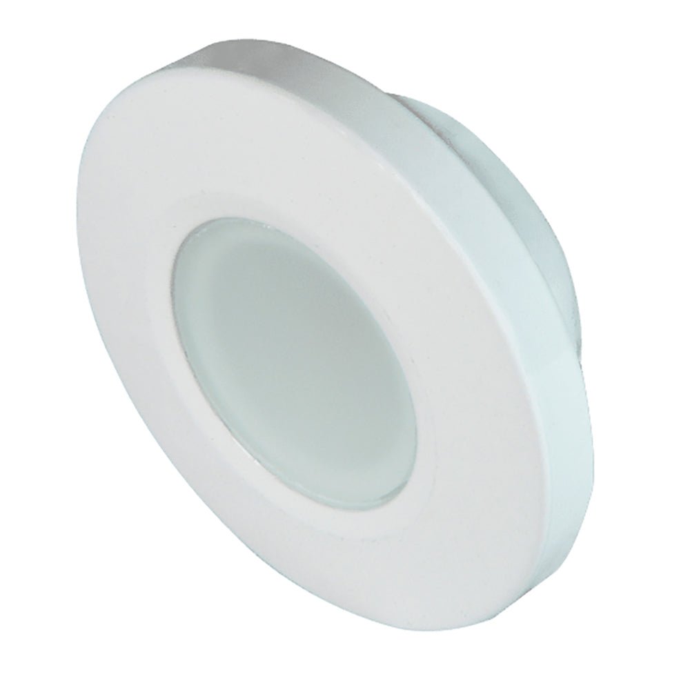 Lumitec Orbit Flush Mount Down Light Spectrum RGBW - White Housing [112527] - Houseboatparts.com