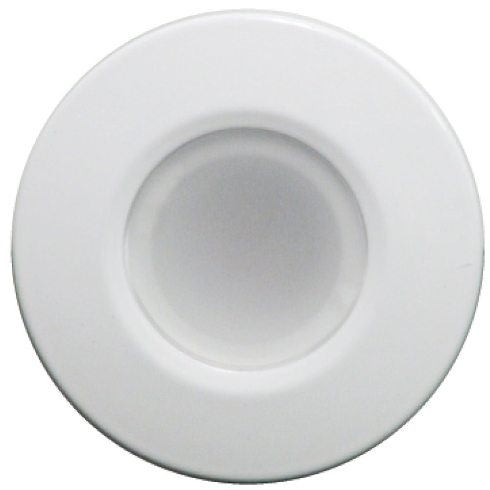 Lumitec Orbit Flush Mount Down Light Spectrum RGBW - White Housing [112527] - Houseboatparts.com