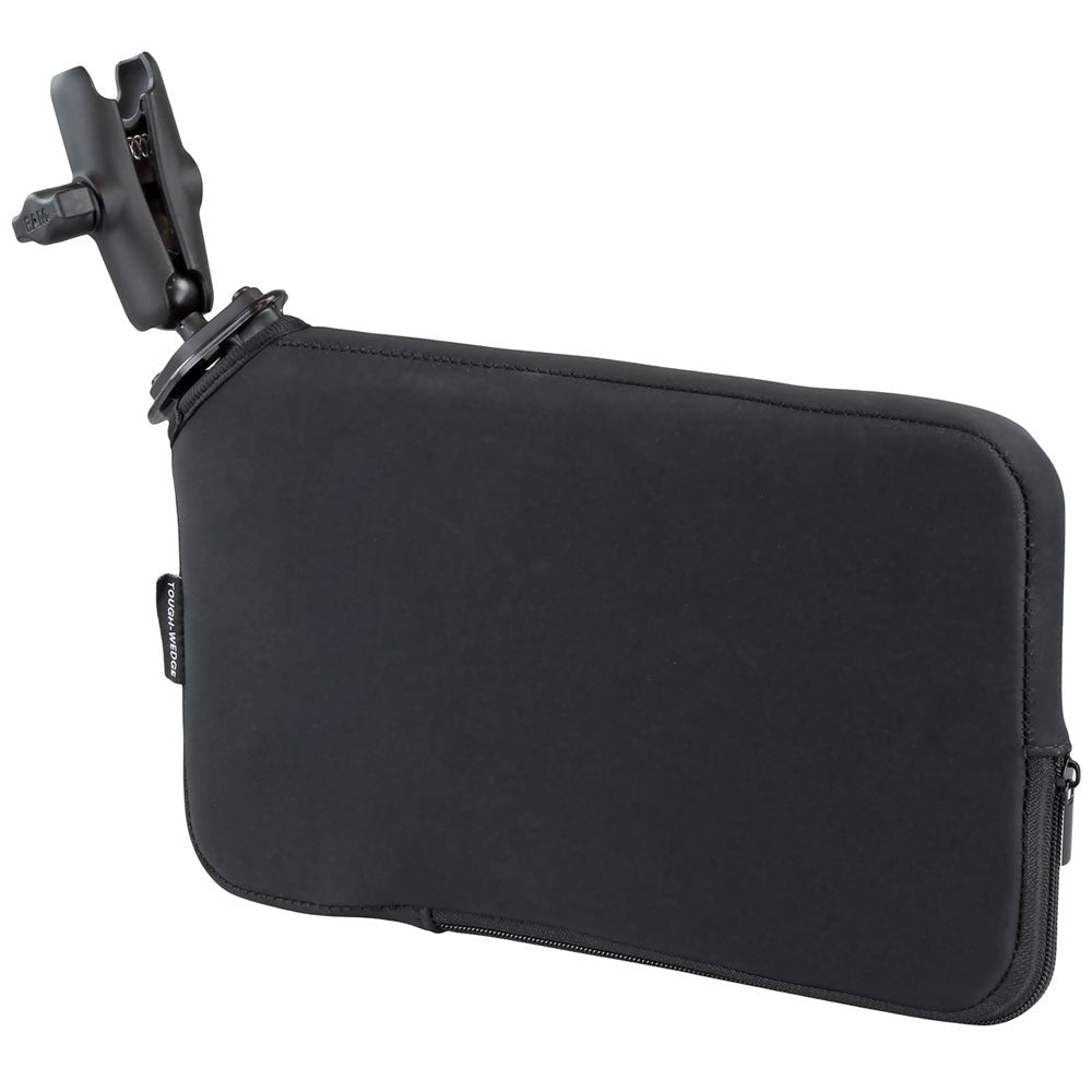 RAM Mount Seat Tough-Wedge w/1" Ball Base & Standard Length Double Socket Arm [RAM-B-407-201U] - Houseboatparts.com