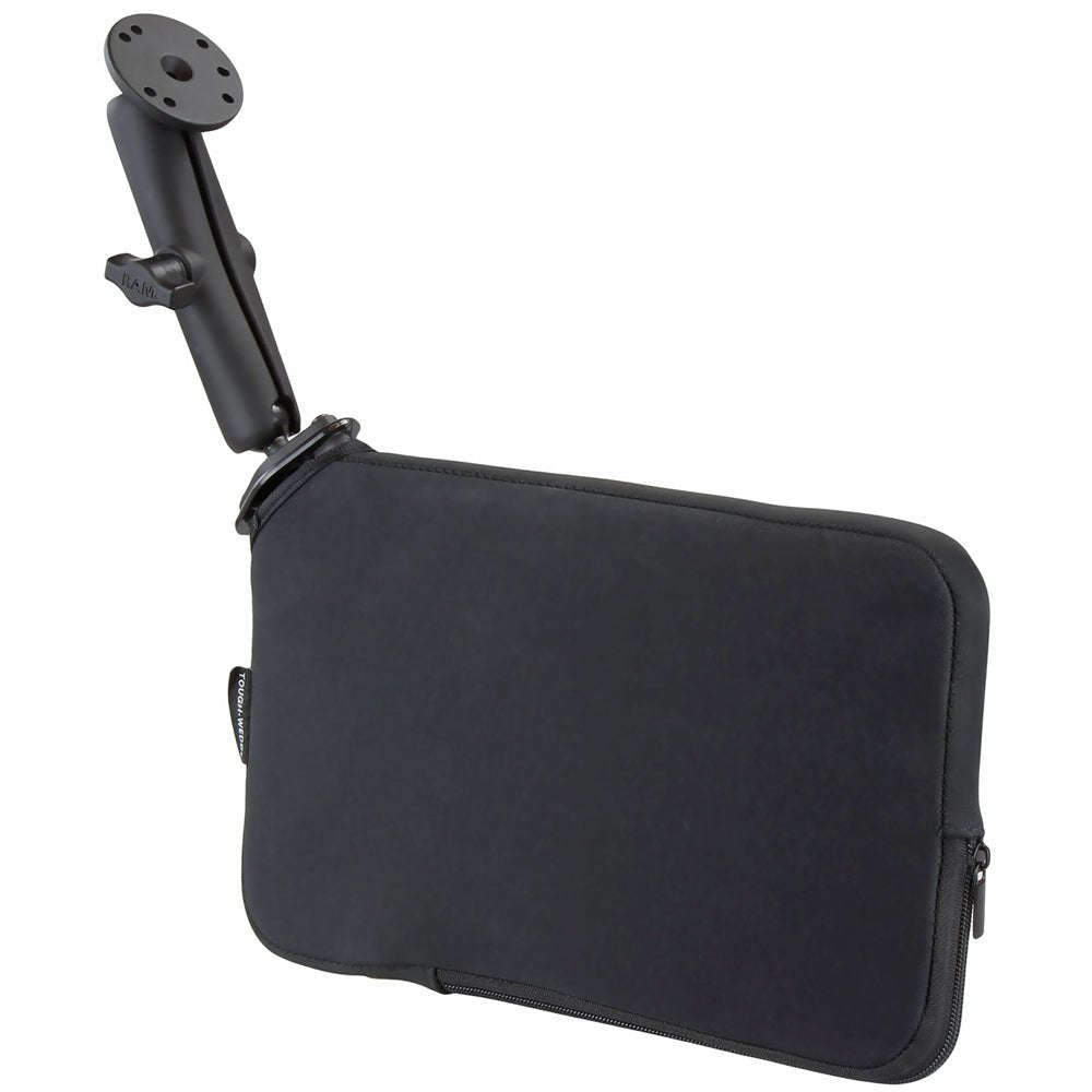 RAM Mount Seat Tough-Wedge w/Long Double Socket Arm & Round Base [RAM-B-407-C-202U] - Houseboatparts.com