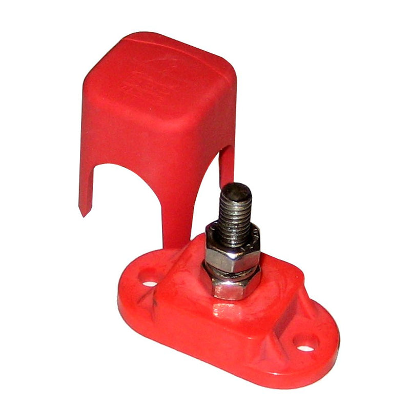 BEP Pro Installer Single Insulated Distribution Stud - 1/4" - Positive [IS-6MM-1R/DSP] - Houseboatparts.com