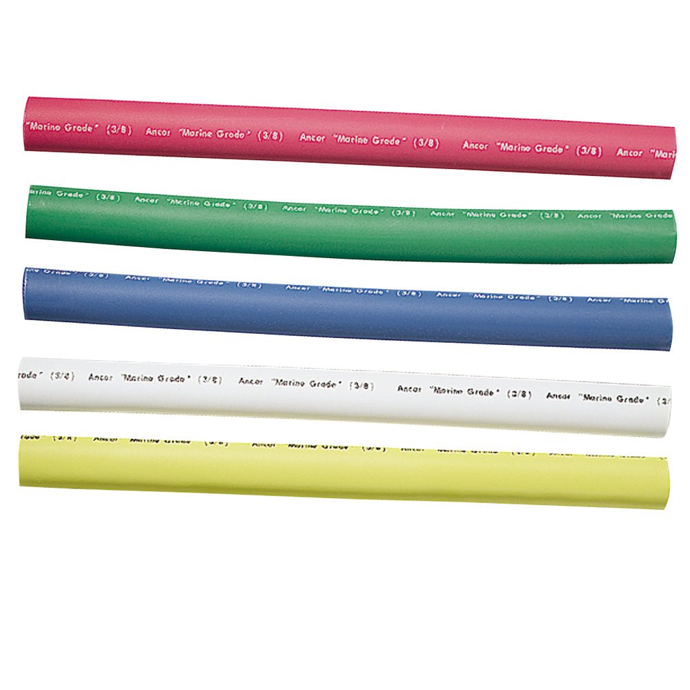 Ancor Adhesive Lined Heat Shrink Tubing - 5-Pack, 6", 12 to 8 AWG, Assorted Colors [304506] - Houseboatparts.com