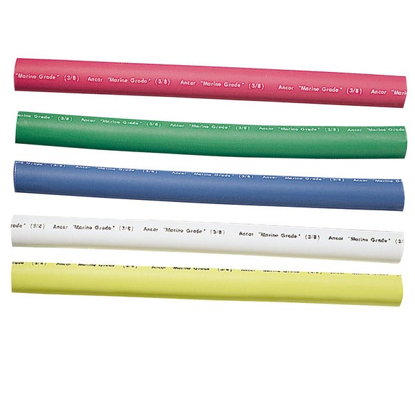 Ancor Adhesive Lined Heat Shrink Tubing - 5-Pack, 6", 12 to 8 AWG, Assorted Colors [304506] - Houseboatparts.com