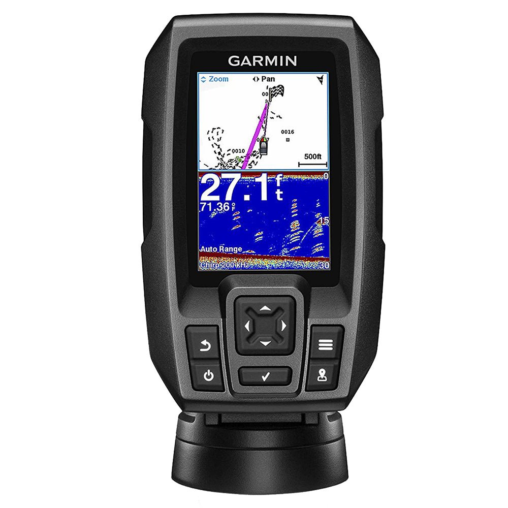 Garmin STRIKER 4 FishFinder w/4-Pin, 77/200kHz TM Transducer [010-01550-00] - Houseboatparts.com