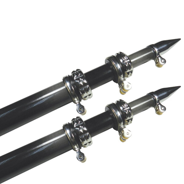TACO 16' Carbon Fiber Outrigger Poles - Pair - Black [OT-3160CF] - Houseboatparts.com
