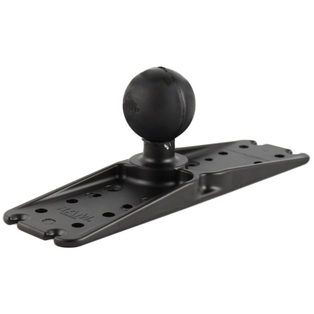 RAM Mount 11" x 3" Rectangle Universal Electronics Base w/2.25" Ball [RAM-D-111BU] - Houseboatparts.com