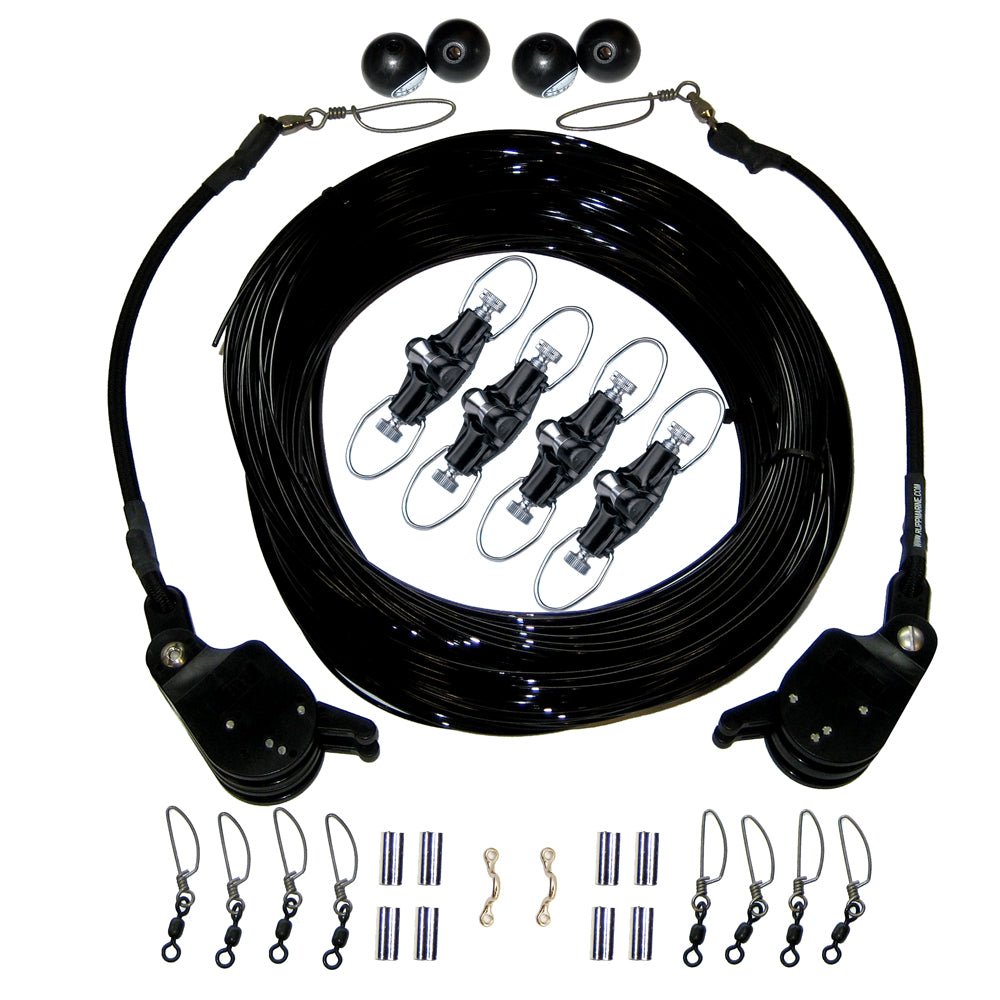 Rupp Double Rigging Kit w/Lok-Ups & Nok-Outs - 260' Black Mono [CA-0175-MO] - Houseboatparts.com