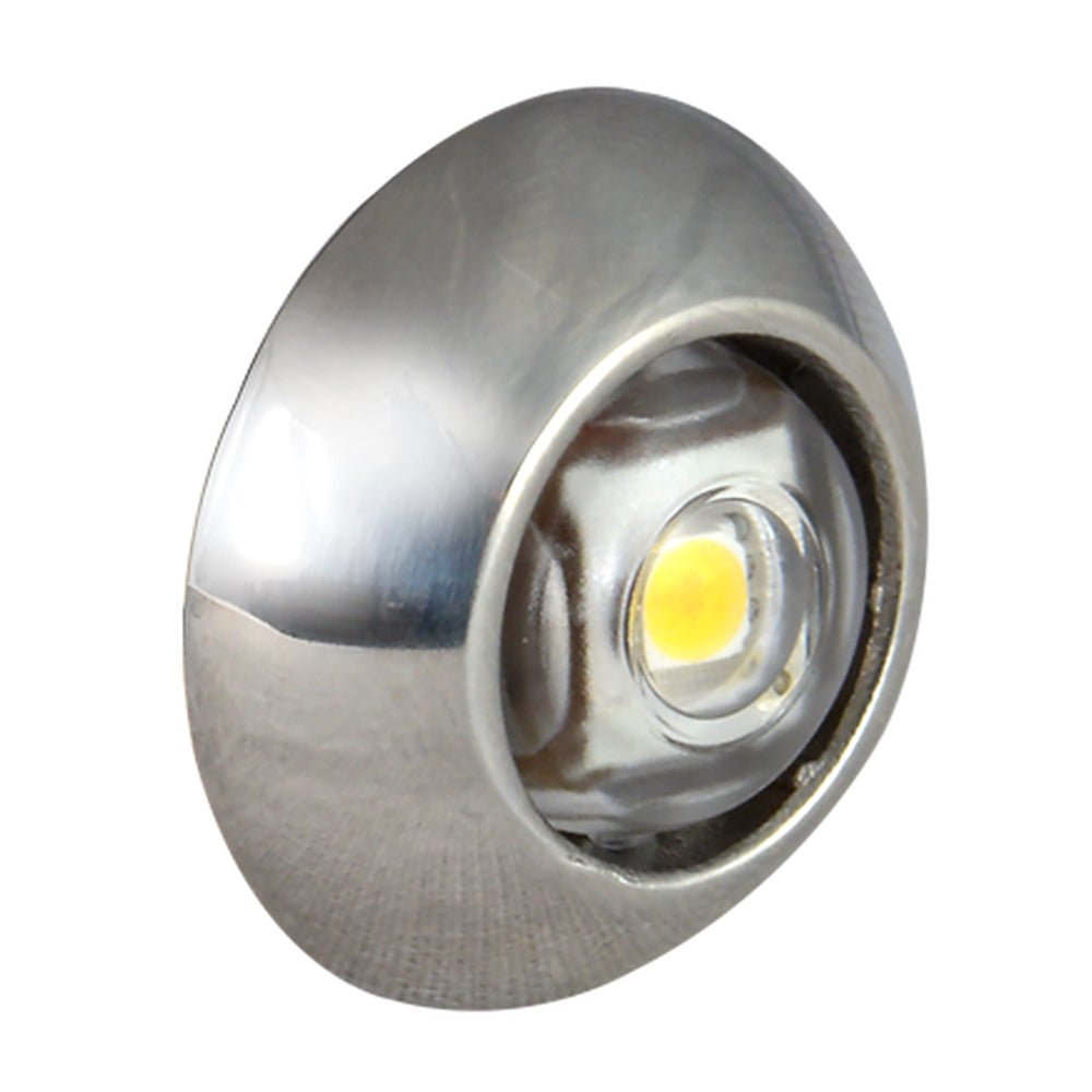 Lumitec Exuma Courtesy Light - Polished Stainless Housing - White Light [101049] - Houseboatparts.com