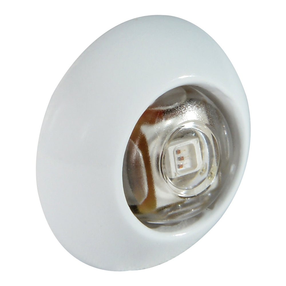 Lumitec Exuma Courtesy Light - White Housing - Blue Light [101053] - Houseboatparts.com