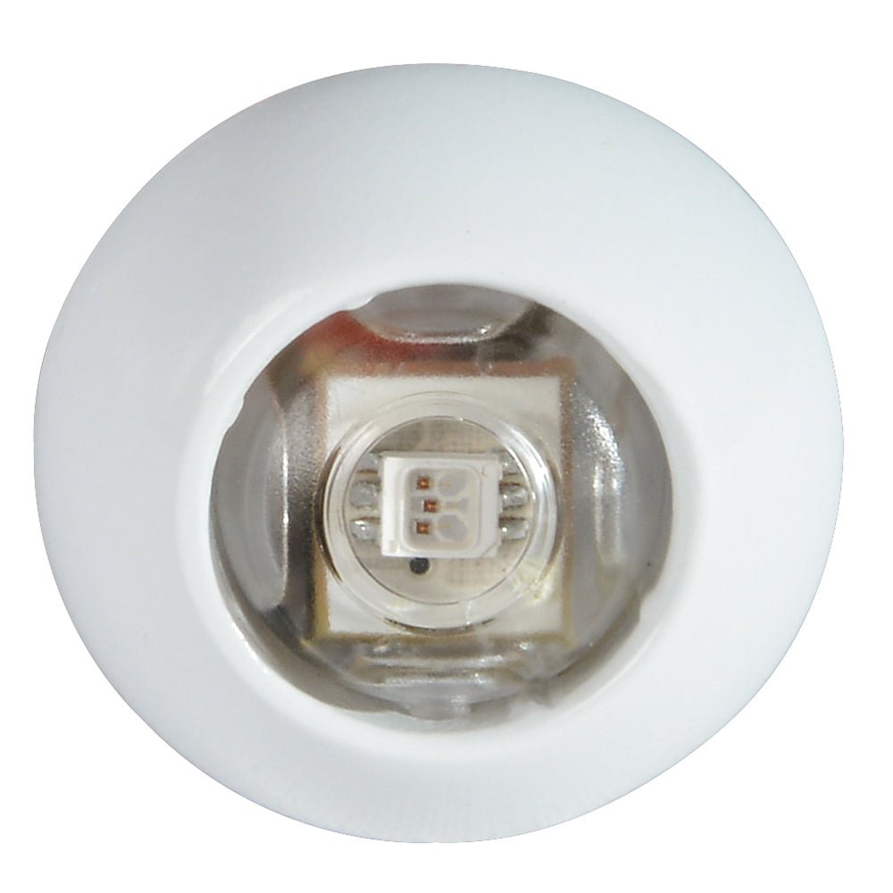 Lumitec Exuma Courtesy Light - White Housing - Blue Light [101053] - Houseboatparts.com