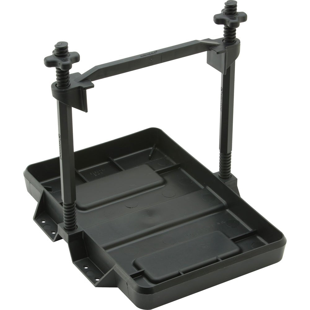 Attwood Heavy-Duty All-Plastic Adjustable Battery Tray - 27 Series [9098-5] - Houseboatparts.com