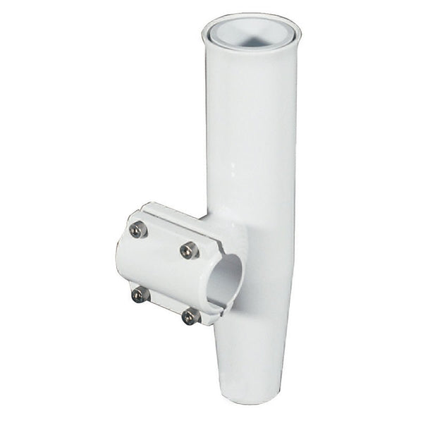 Lee's Clamp-On Rod Holder - White Aluminum - Horizontal Mount - Fits 1.050" O.D. Pipe [RA5201WH] - Houseboatparts.com