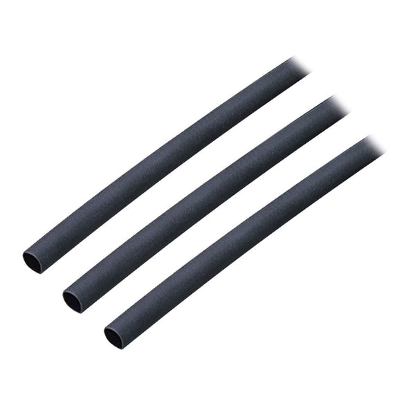 Ancor Adhesive Lined Heat Shrink Tubing (ALT) - 3/16" x 3" - 3-Pack - Black [302103] - Houseboatparts.com