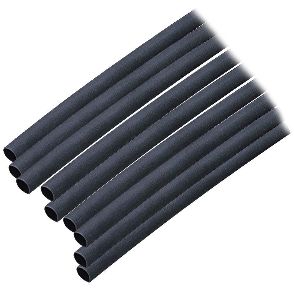 Ancor Adhesive Lined Heat Shrink Tubing (ALT) - 3/16" x 6" - 10-Pack - Black [302106] - Houseboatparts.com