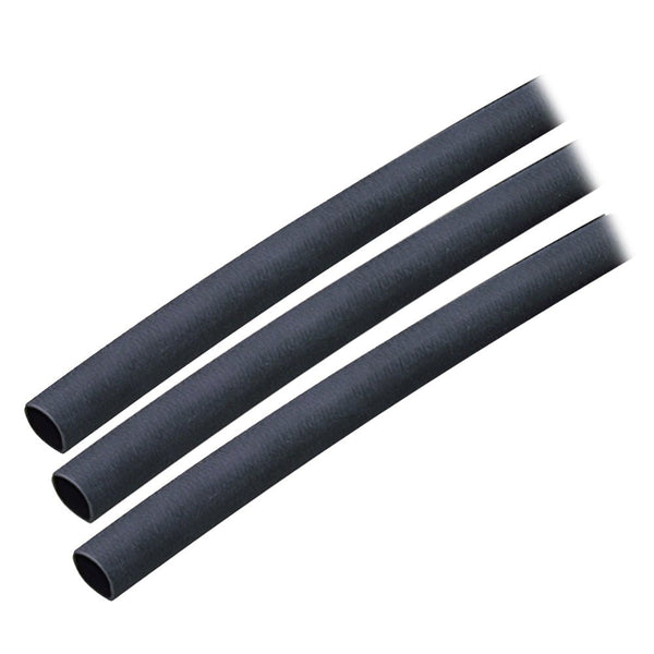 Ancor Adhesive Lined Heat Shrink Tubing (ALT) - 1/4" x 3" - 3-Pack - Black [303103] - Houseboatparts.com