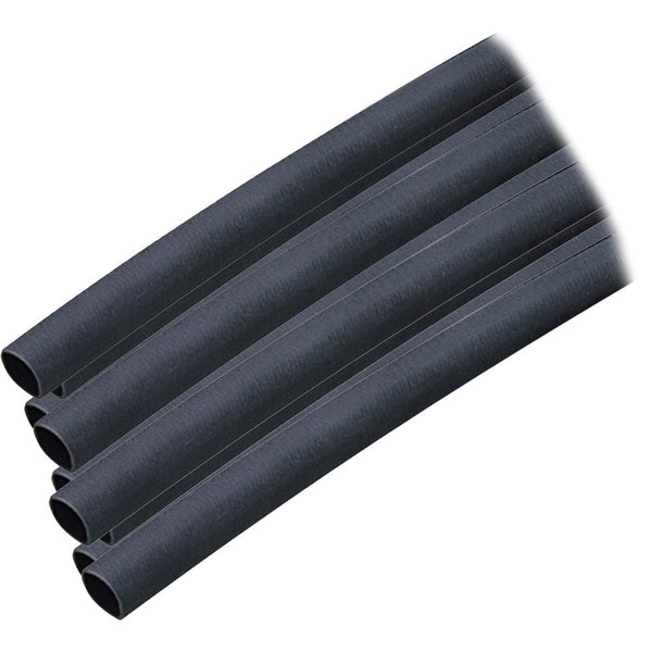 Ancor Adhesive Lined Heat Shrink Tubing (ALT) - 1/4" x 6" - 10-Pack - Black [303106] - Houseboatparts.com