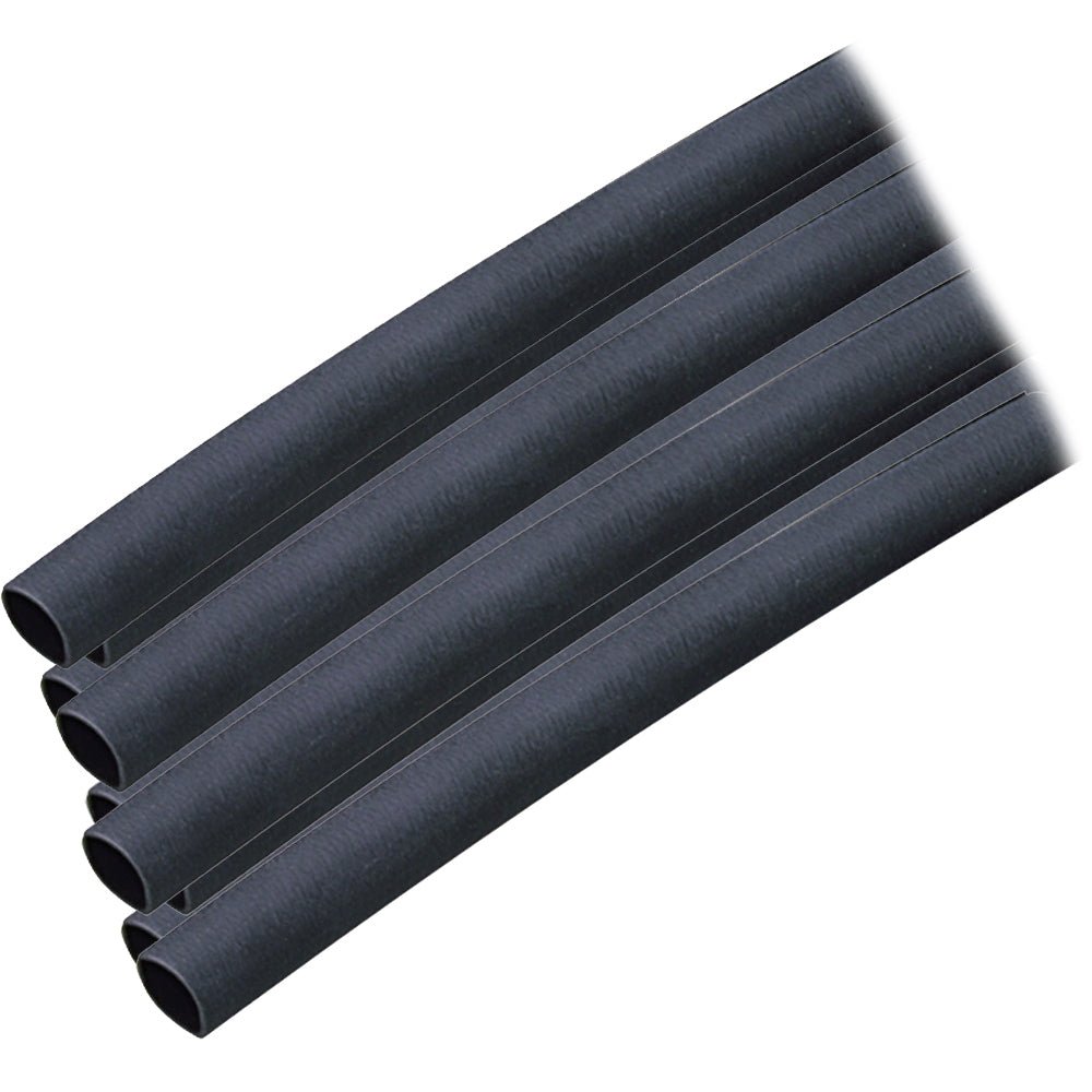 Ancor Adhesive Lined Heat Shrink Tubing (ALT) - 1/4" x 12" - 10-Pack - Black [303124] - Houseboatparts.com