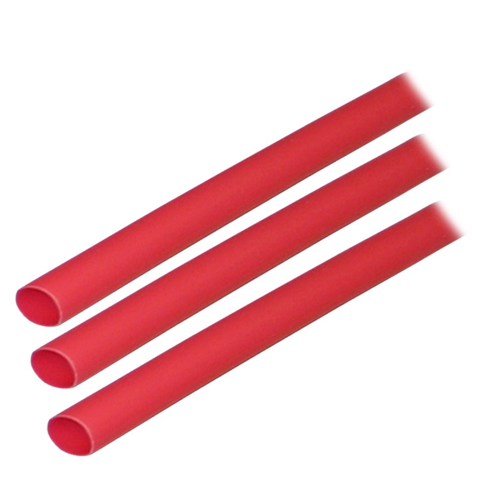 Ancor Adhesive Lined Heat Shrink Tubing (ALT) - 1/4" x 3" - 3-Pack - Red [303603] - Houseboatparts.com