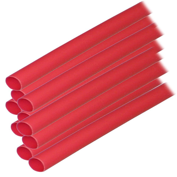 Ancor Adhesive Lined Heat Shrink Tubing (ALT) - 1/4" x 12" - 10-Pack - Red [303624] - Houseboatparts.com