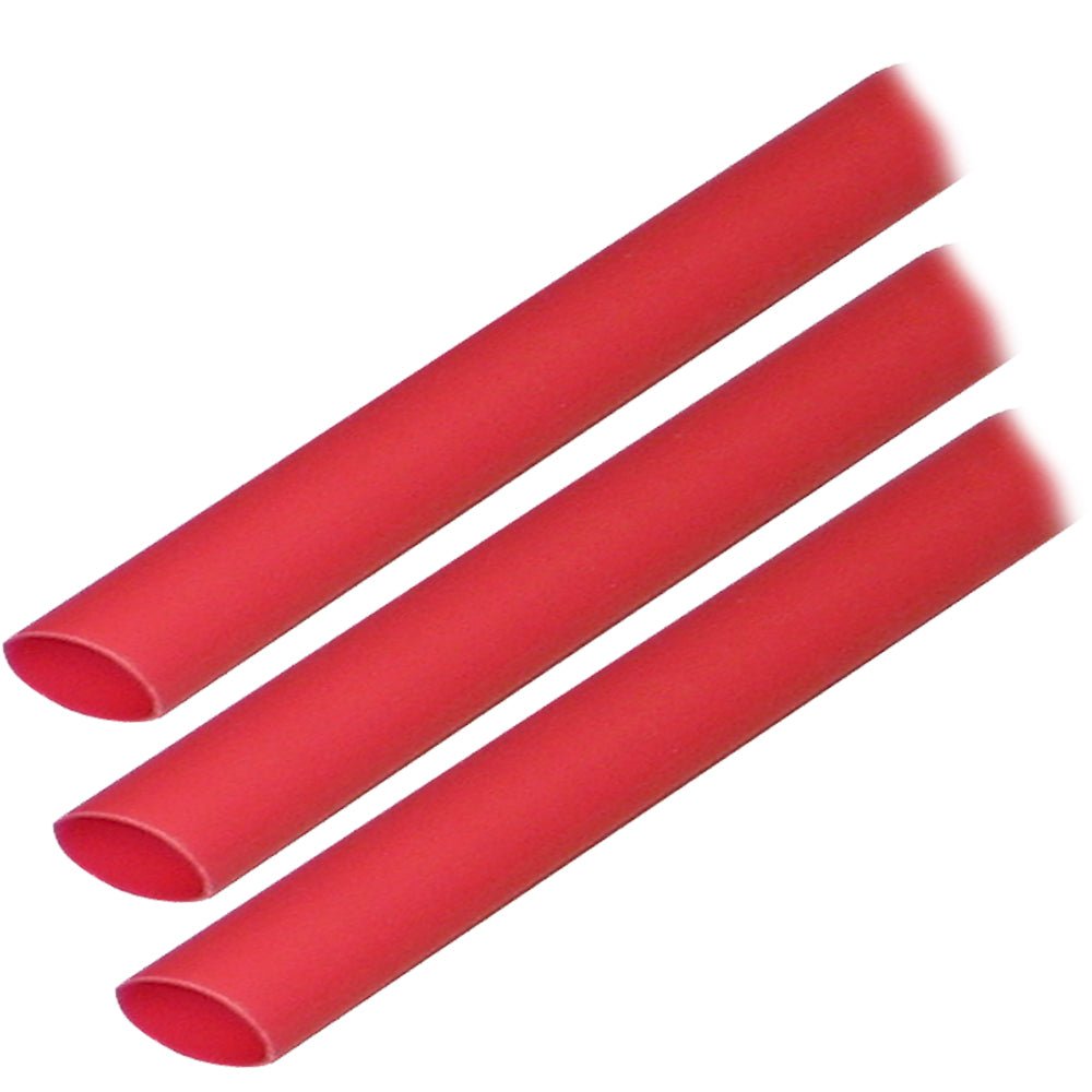 Ancor Adhesive Lined Heat Shrink Tubing (ALT) - 3/8" x 3" - 3-Pack - Red [304603] - Houseboatparts.com