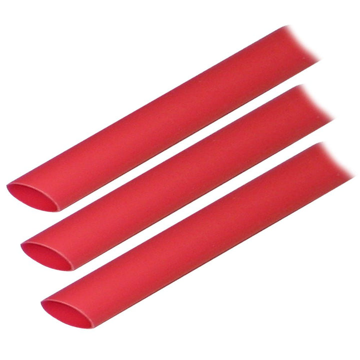 Ancor Adhesive Lined Heat Shrink Tubing (ALT) - 1/2" x 3" - 3-Pack - Red [305603] - Houseboatparts.com