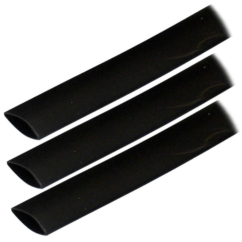 Ancor Adhesive Lined Heat Shrink Tubing (ALT) - 3/4" x 3" - 3-Pack - Black [306103] - Houseboatparts.com