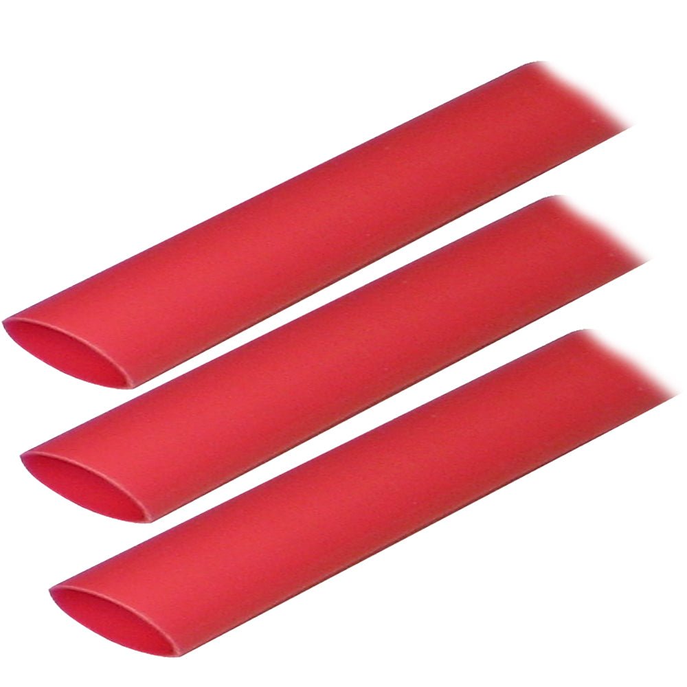 Ancor Adhesive Lined Heat Shrink Tubing (ALT) - 3/4" x 3" - 3-Pack - Red [306603] - Houseboatparts.com