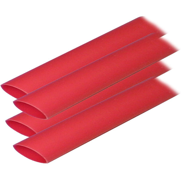Ancor Adhesive Lined Heat Shrink Tubing (ALT) - 3/4" x 6" - 4-Pack - Red [306606] - Houseboatparts.com
