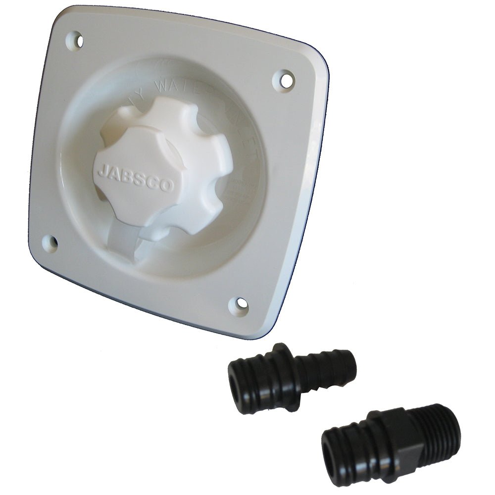 Jabsco Water Pressure Regulator - Flush Mount - White [44412-1045] - Houseboatparts.com