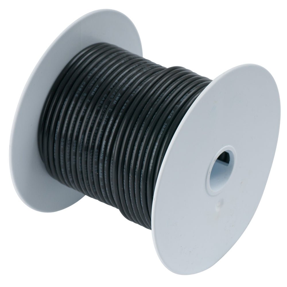 Ancor Black 18 AWG Tinned Copper WIre - 35' [180003] - Houseboatparts.com