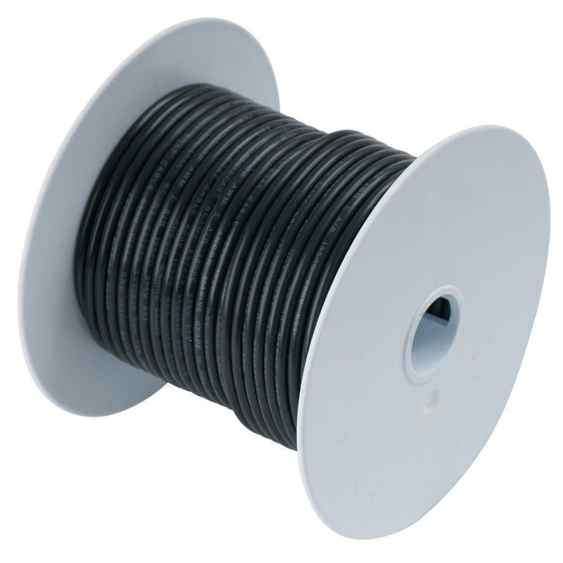 Ancor Black 18 AWG Tinned Copper Wire - 100' [100010] - Houseboatparts.com