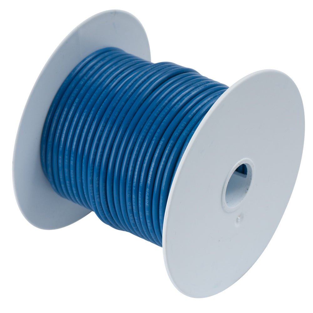 Ancor Dark Blue 18 AWG Tinned Copper Wire - 35' [180103] - Houseboatparts.com