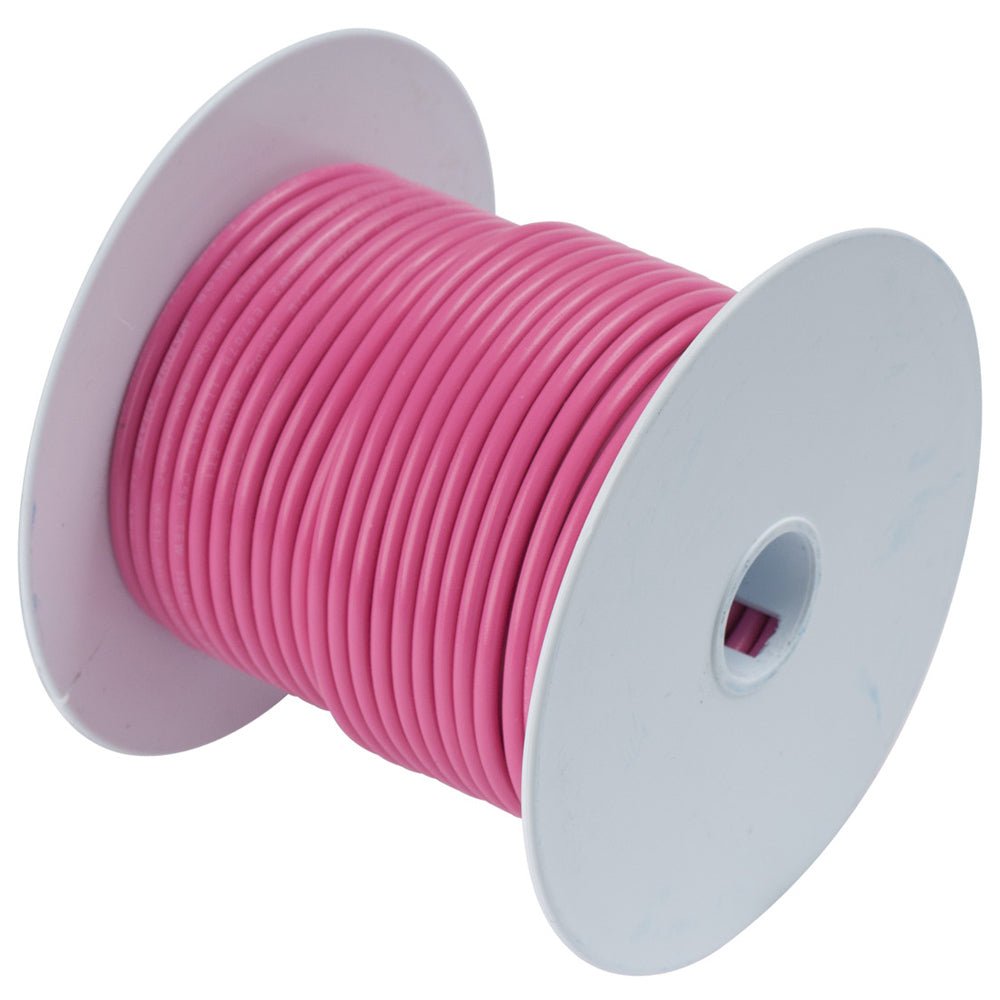 Ancor Pink 18 AWG Tinned Copper Wire - 35' [180603] - Houseboatparts.com