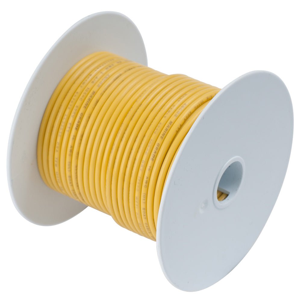 Ancor Yellow 18 AWG Tinned Copper Wire - 100' [101010] - Houseboatparts.com